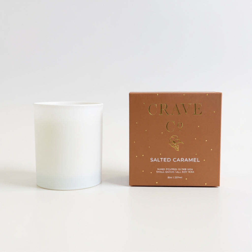 Salted Caramel Boxed Candle