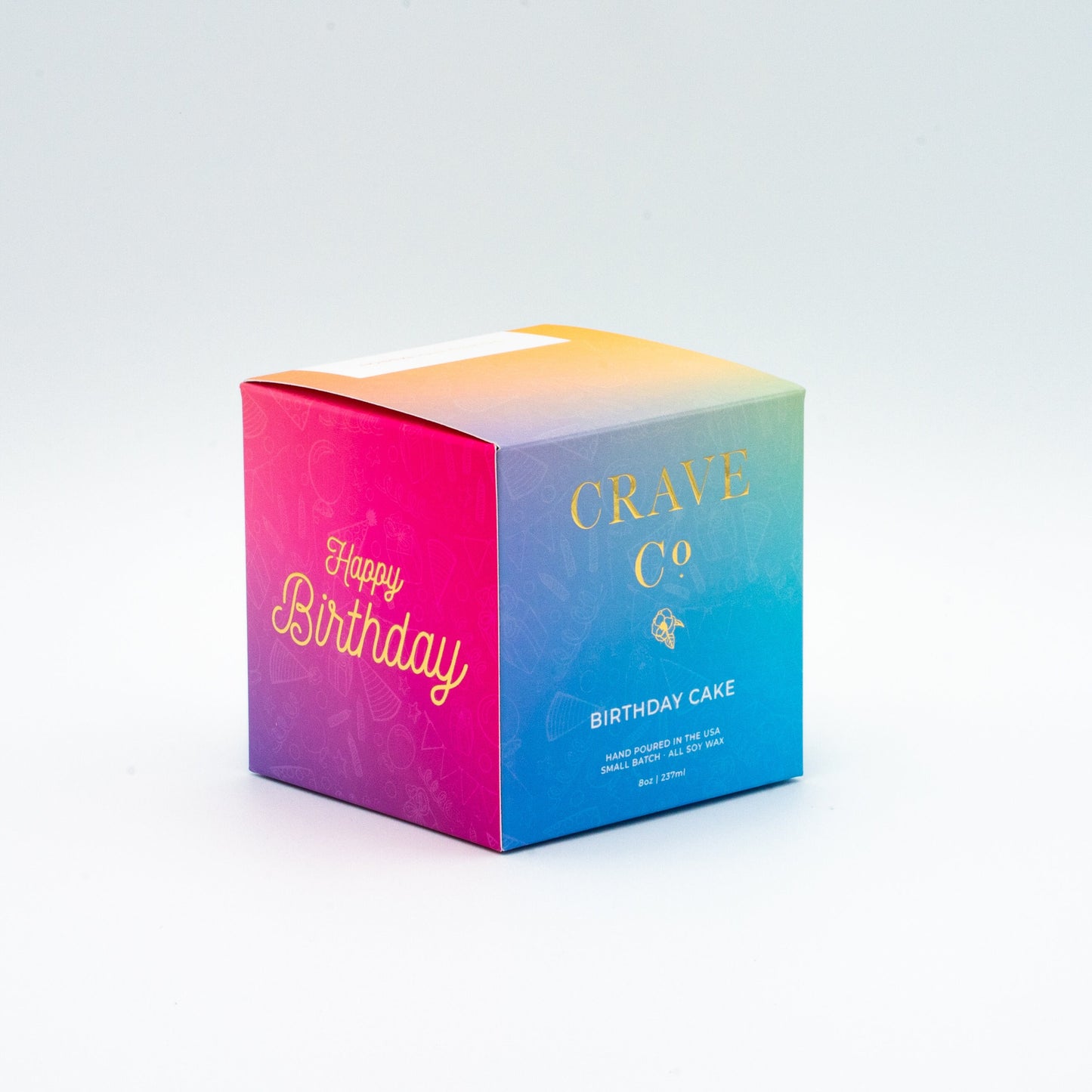 Birthday Cake Boxed Candle