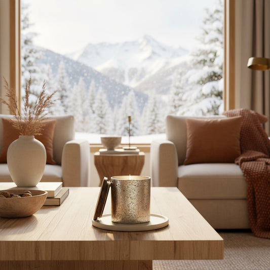 Mercury Glass Candle [24 oz] [Silver]