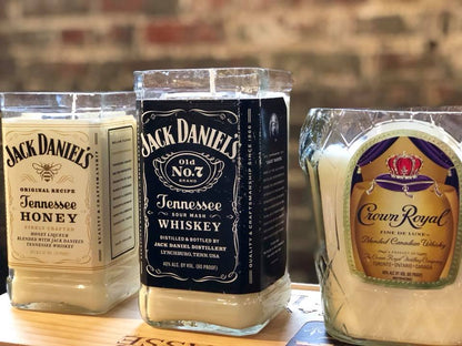Liquor Bottle Candles