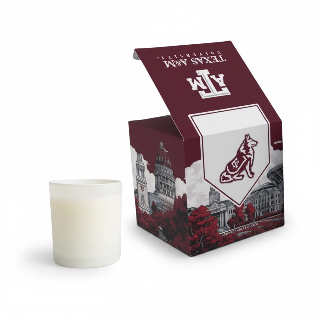 Texas A&M University Box Candle