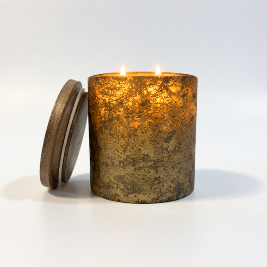 Mercury Glass Candle [24 oz] [Gold]