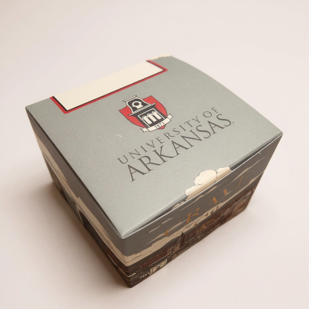 University of Arkansas Box Candle