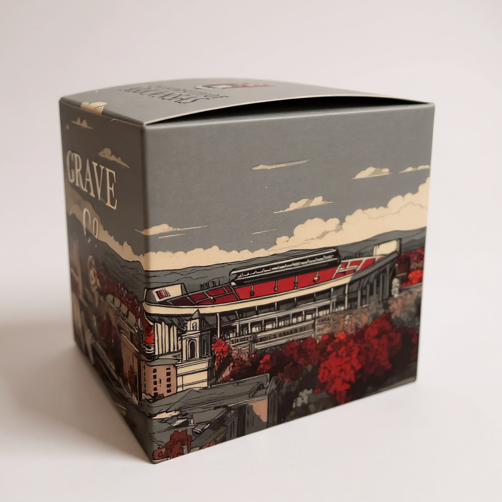 University of Arkansas Box Candle