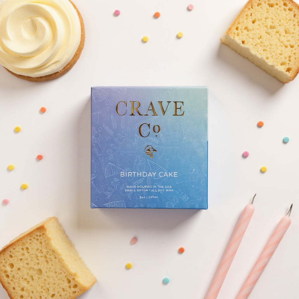 Birthday Cake Boxed Candle