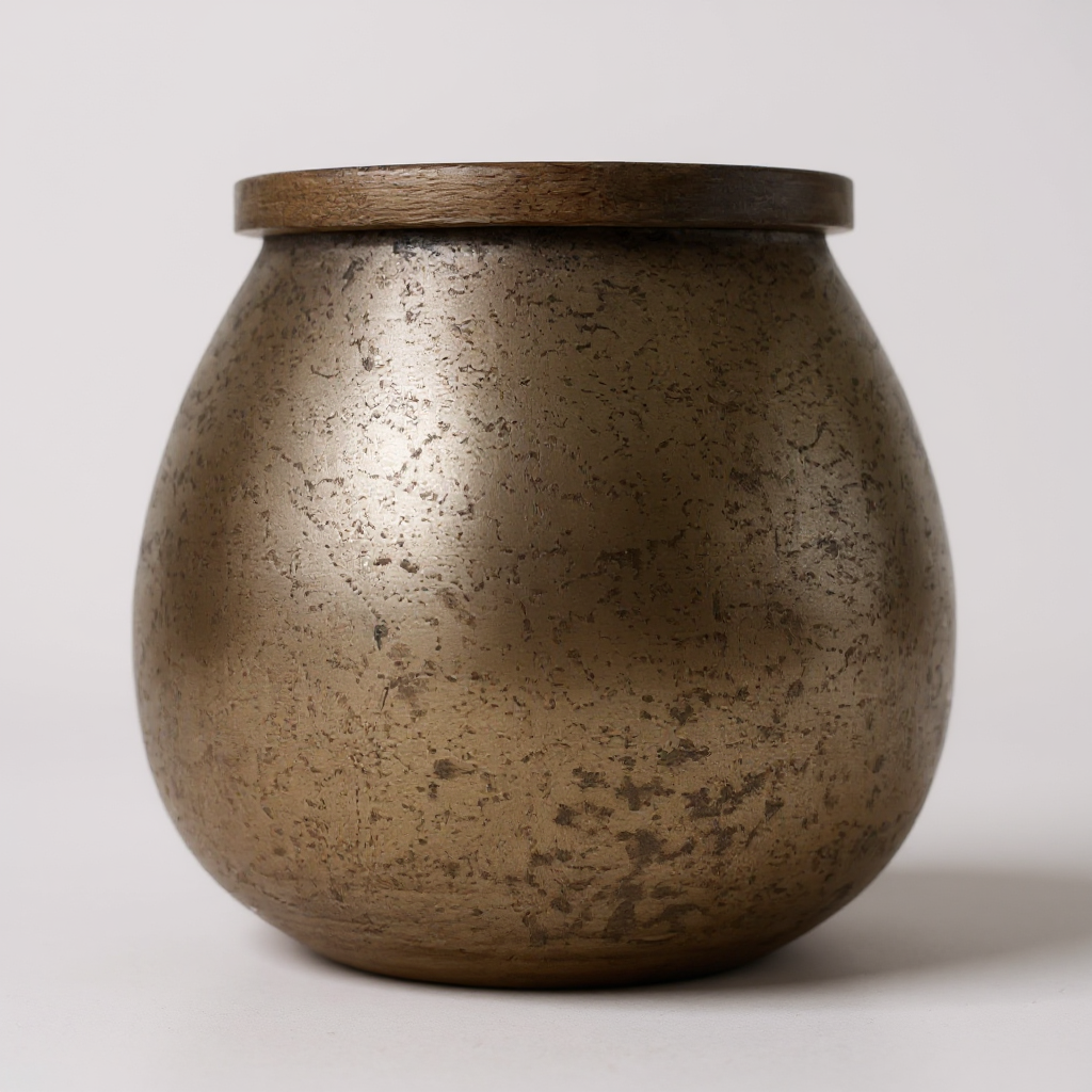 Mercury Glass Candle [18 oz] [Brown]