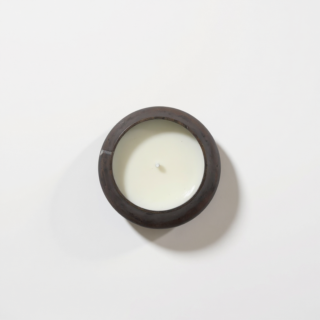 Mercury Glass Candle [8oz] [Brown]
