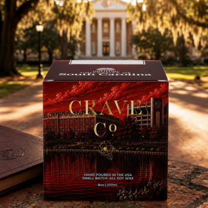 The University of South Carolina Box Candle