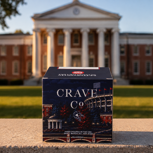 The University of Mississippi Box Candle