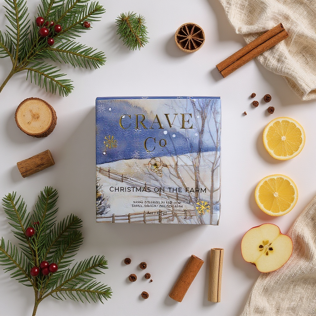 Christmas on the Farm Boxed Candle