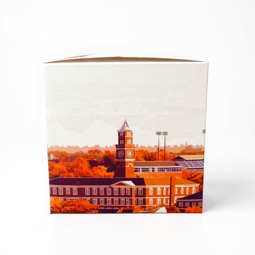 Clemson University Box Candle