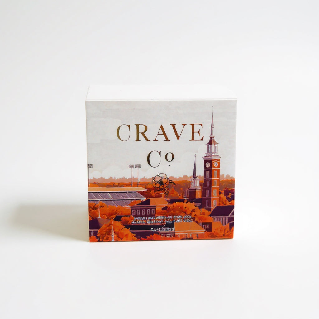 Clemson University Box Candle