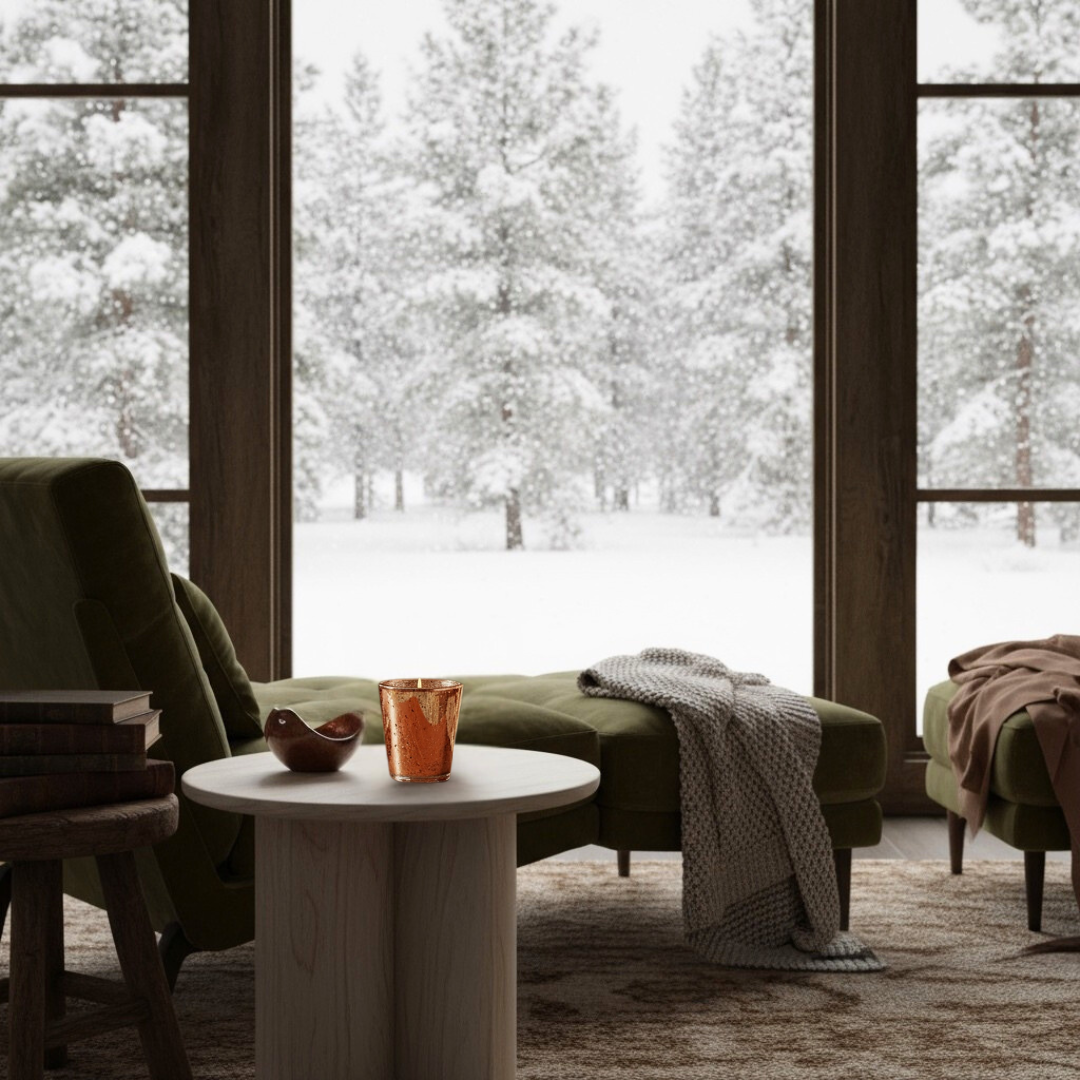 Mercury Glass Candle [14.5oz] [Copper]