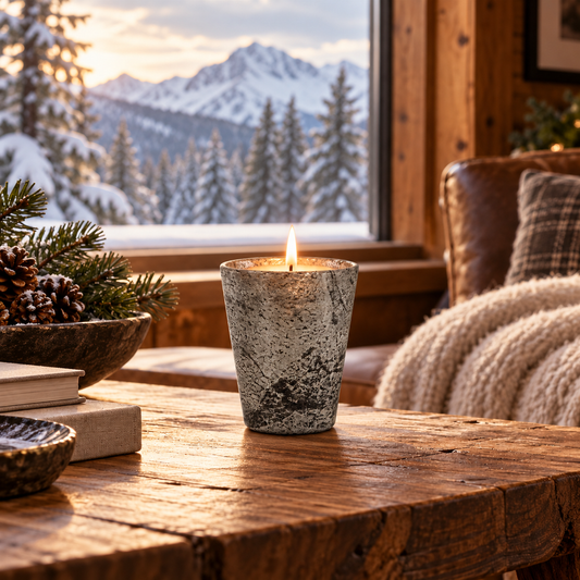 Mercury Glass Candle [14.5oz] [Silver]