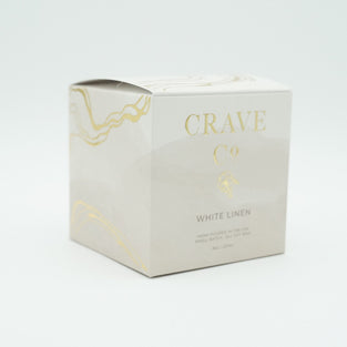 White Linen Boxed Candle