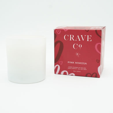 Pink Mimosa Boxed Candle