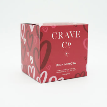 Pink Mimosa Boxed Candle