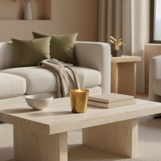 Mercury Glass Candle [14.5oz] [Gold]