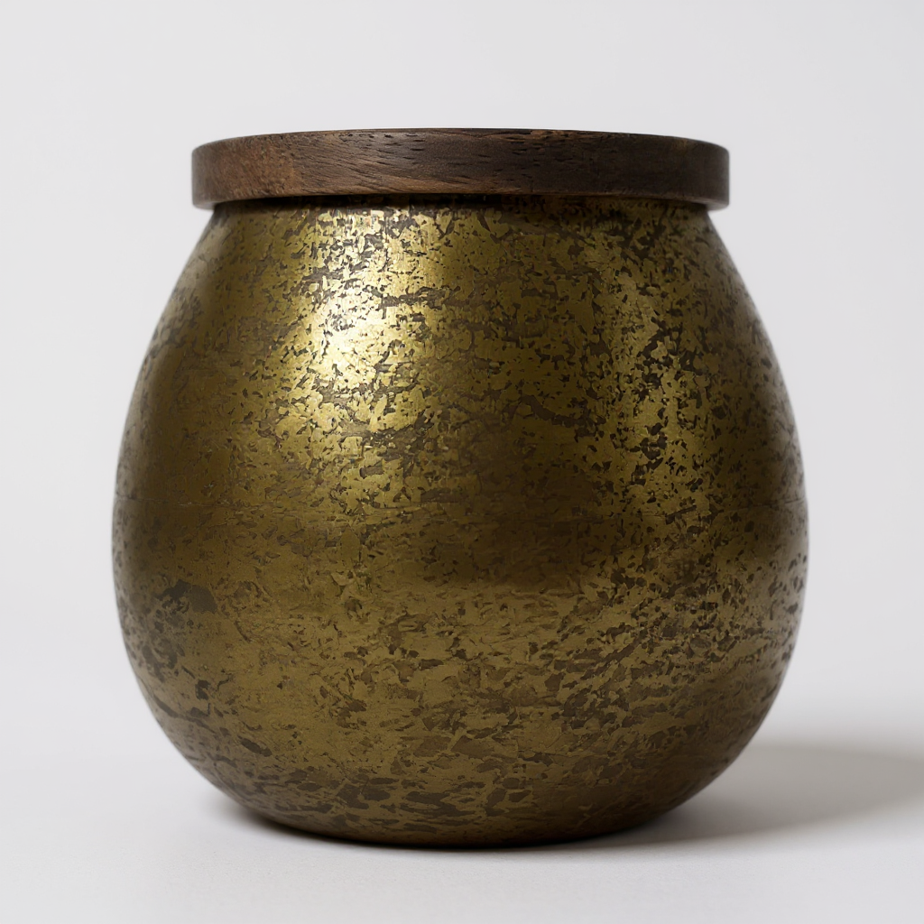 Mercury Glass Candle [18 oz] [Gold]