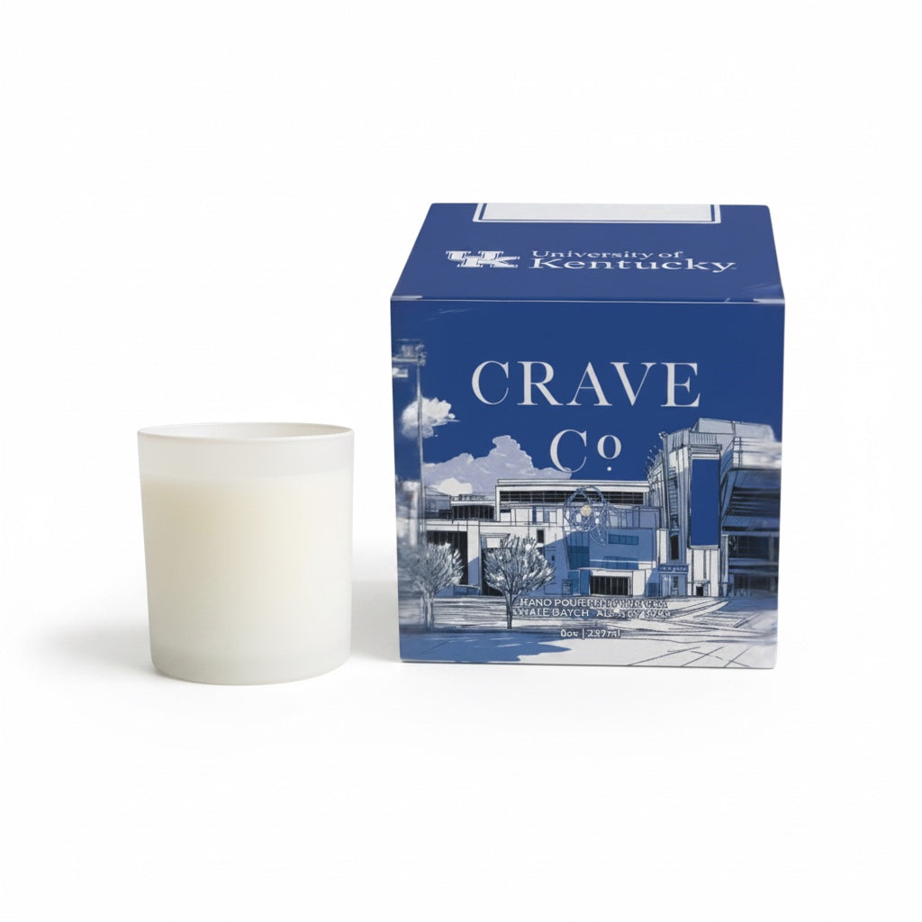 The University of Kentucky Box Candle