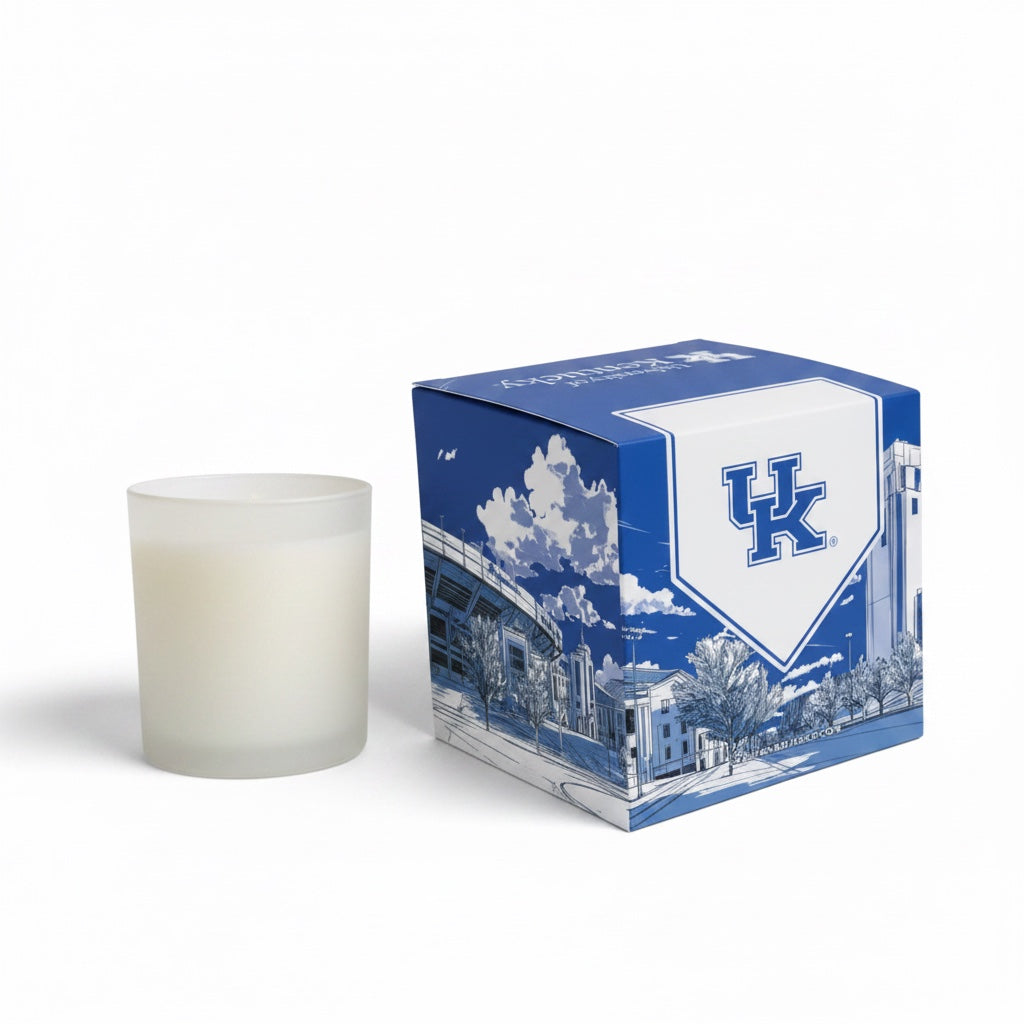 The University of Kentucky Box Candle