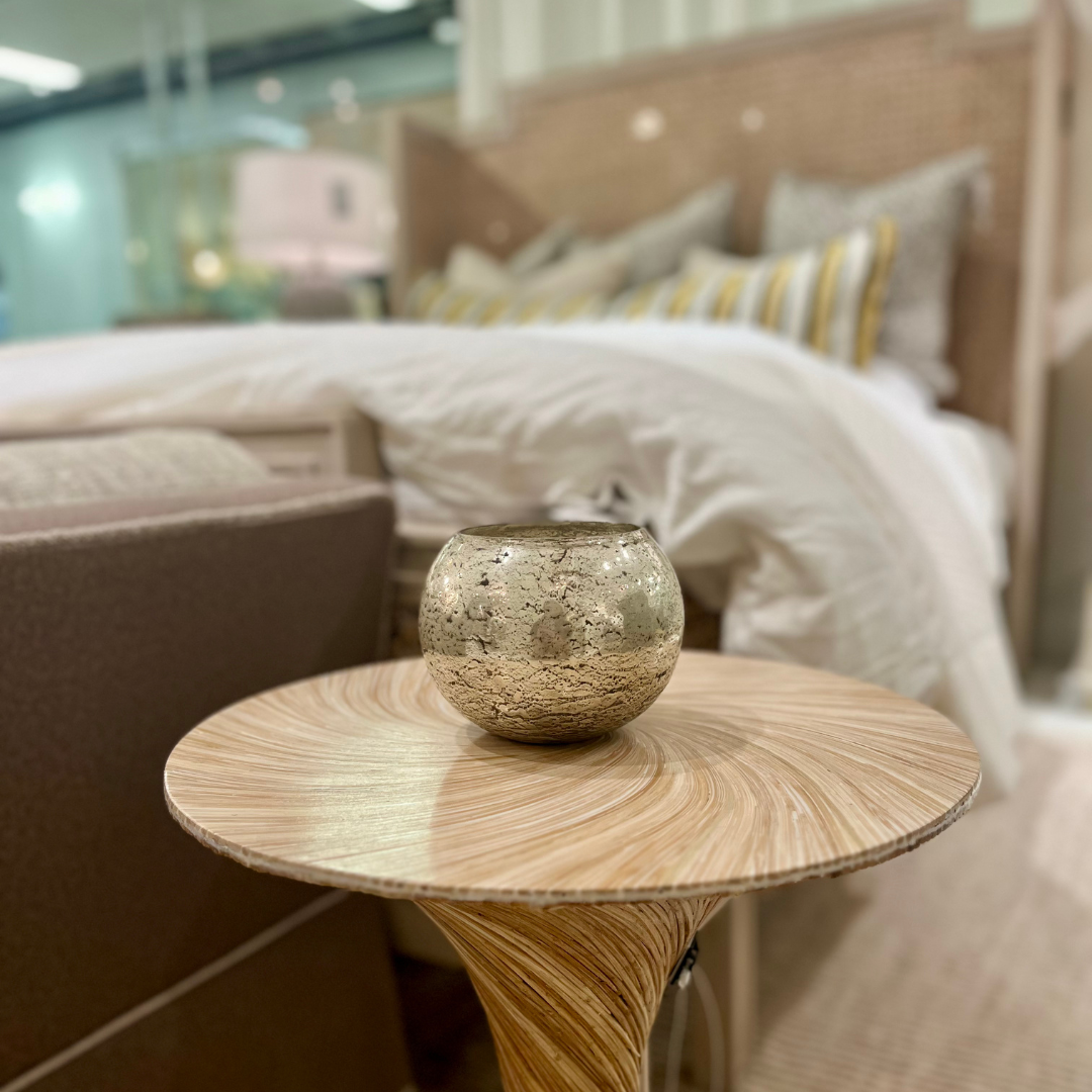 Mercury Glass Candle [8oz] [Silver]