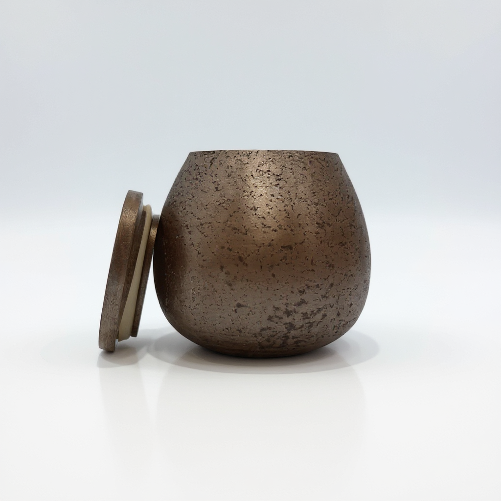 Mercury Glass Candle [18 oz] [Brown]