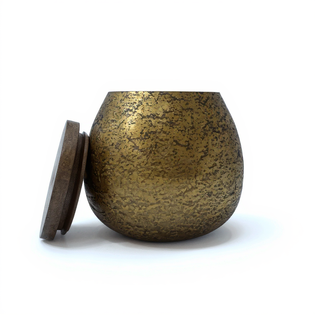 Mercury Glass Candle [18 oz] [Gold]