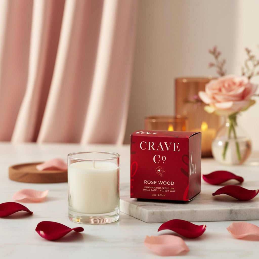 Mini Valentine's Day Box Candles
