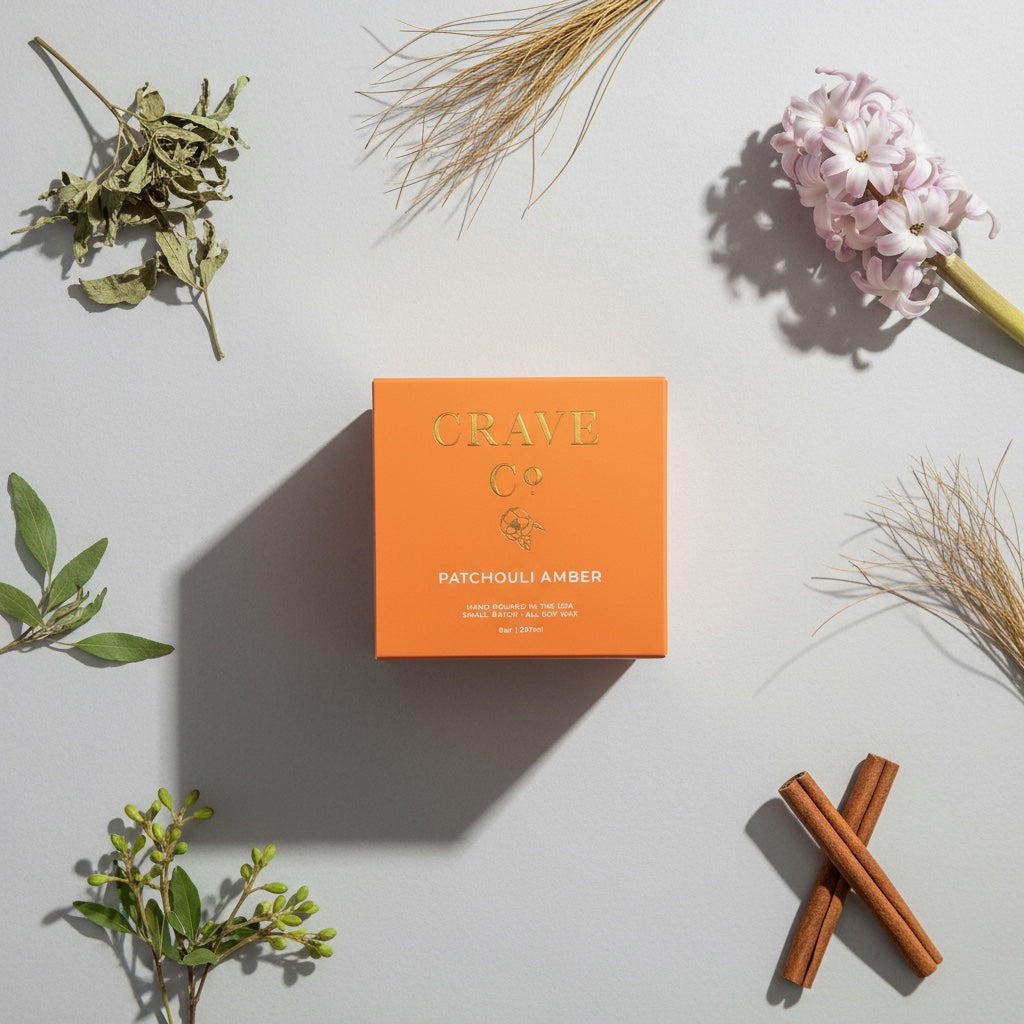 Patchouli Amber Box Candle