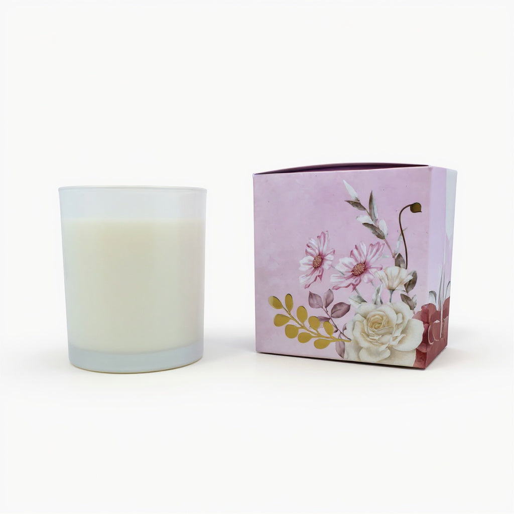 Pink Mimosa Boxed Candle