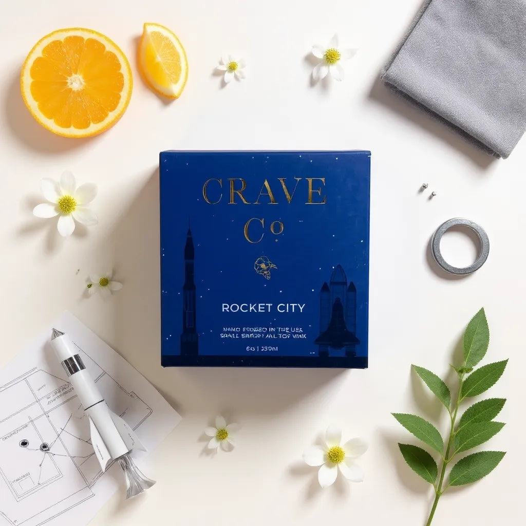 Rocket City [Huntsville] Boxed Candle