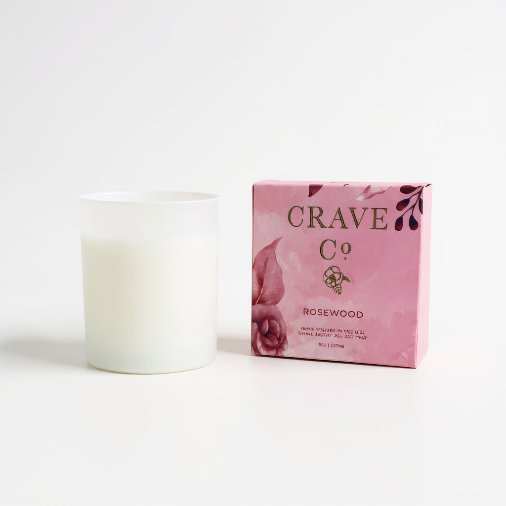 Rosewood Boxed Candle