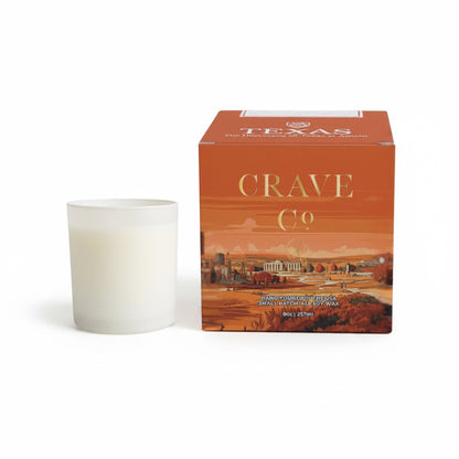 The University of Texas Box Candle