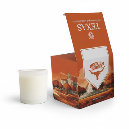 The University of Texas Box Candle