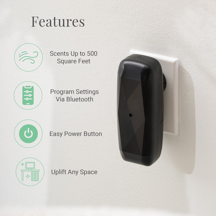 The Diamond Wall Plug-in Diffuser [Black]