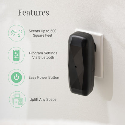 The Diamond Wall Plug-in Diffuser [Black]