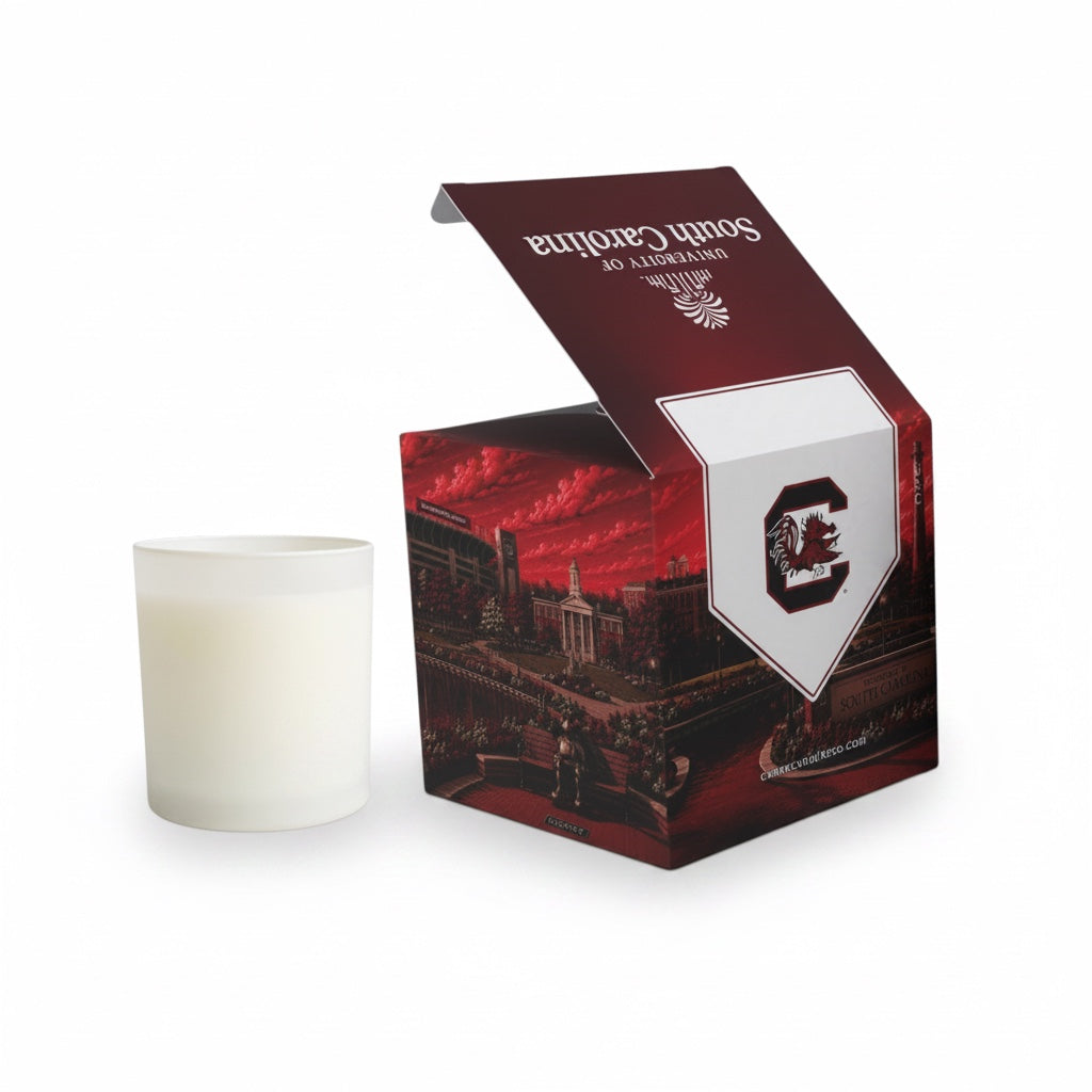 The University of South Carolina Box Candle