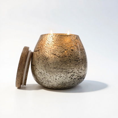 Mercury Glass Candle [18 oz] [Silver]
