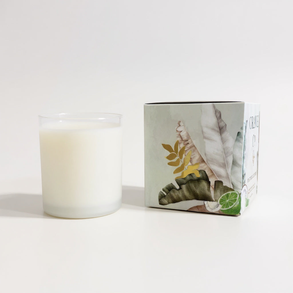 Twisted Coconut Boxed Candle