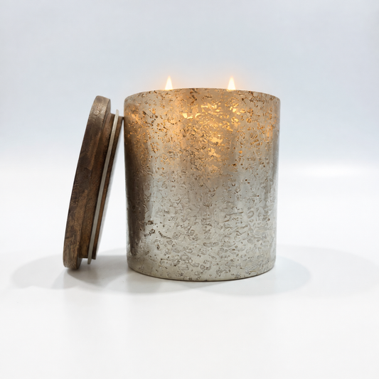 Mercury Glass Candle [24 oz] [Silver]