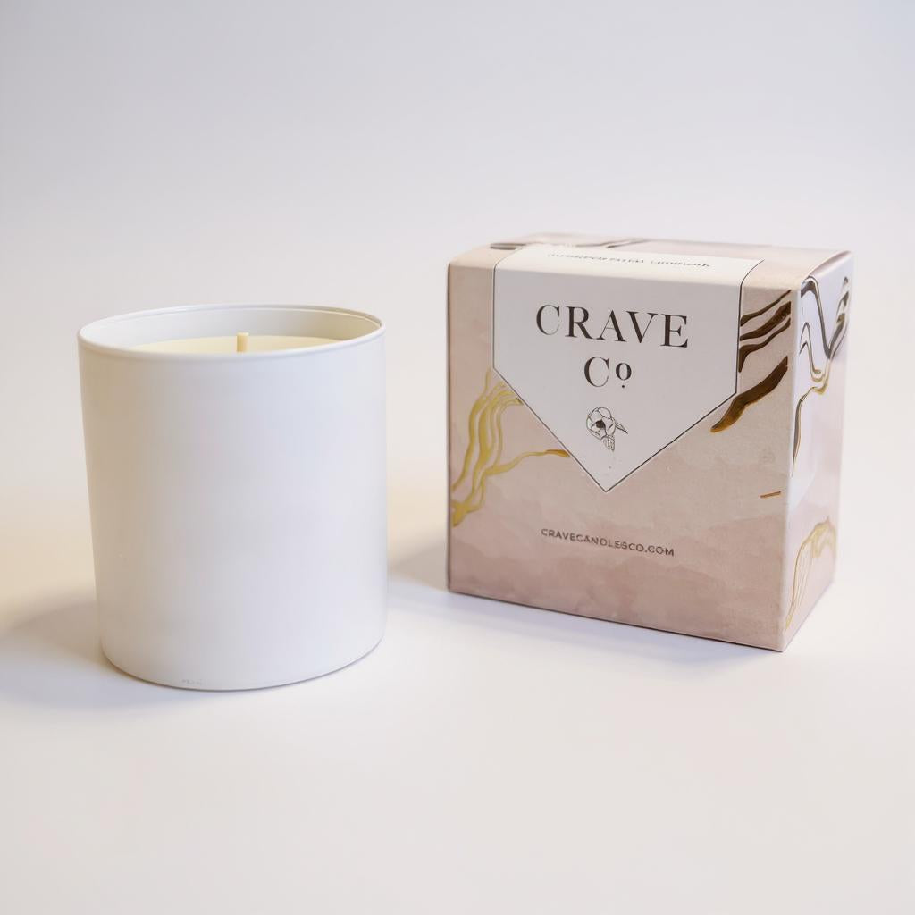 White Linen Boxed Candle
