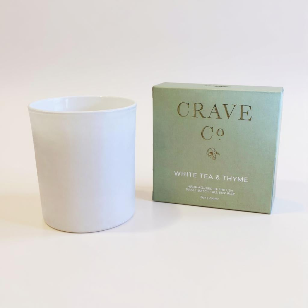 White Tea & Thyme Boxed Candle