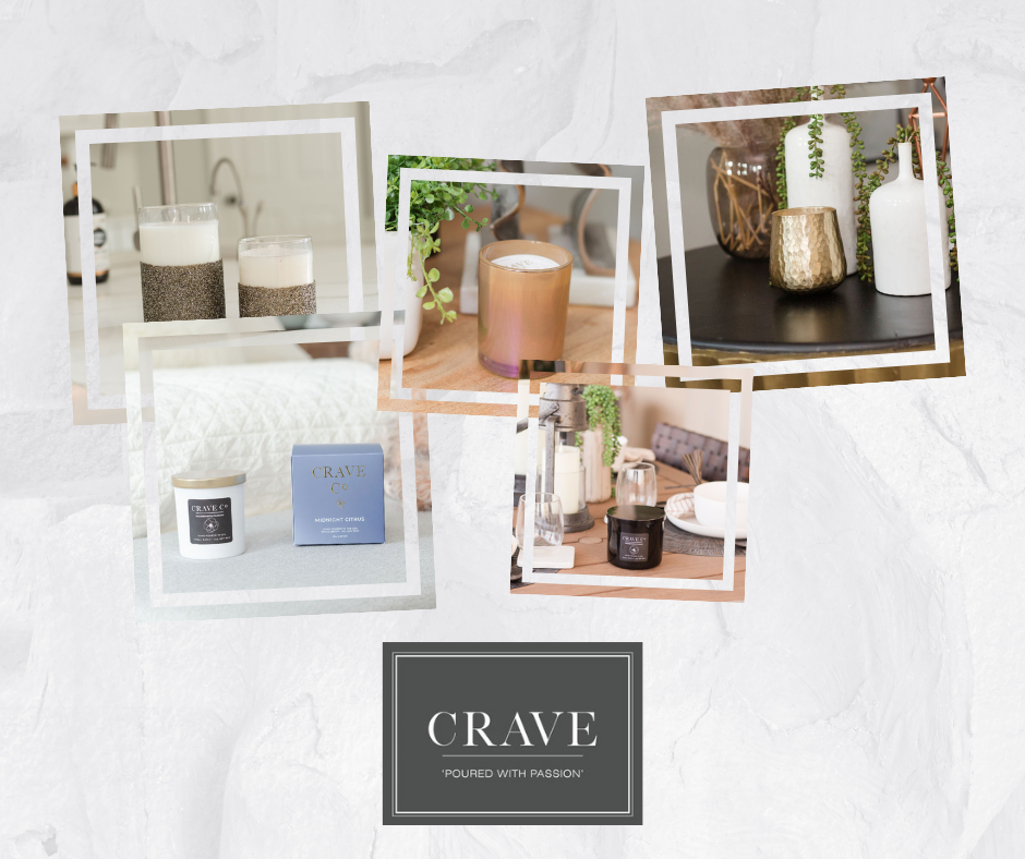 a video explaining the brand story of crave candles co