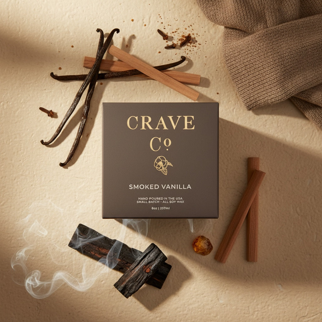 Smoked Vanilla Boxed Candle