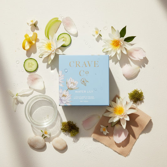 Water Lily Boxed Candle