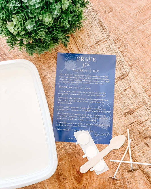 Mini Dough Bowl Refill Kit [14 oz]-Crave Candles