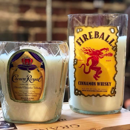 Hand-Cut Liquor Bottle Candles-Crave Candles